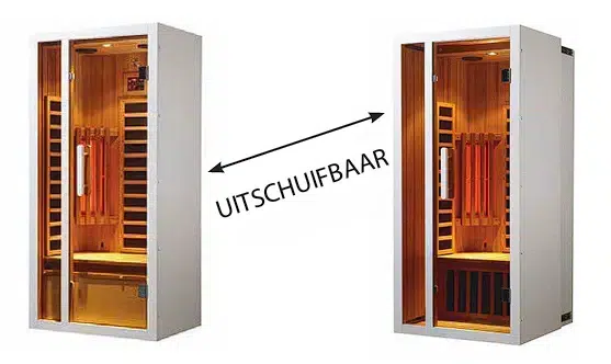 Een andere kijk op Hemlock Magnus 1 persoons Uitschuifbare Sauna